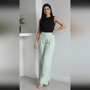HALARA Mint Green Wide Leg Pants